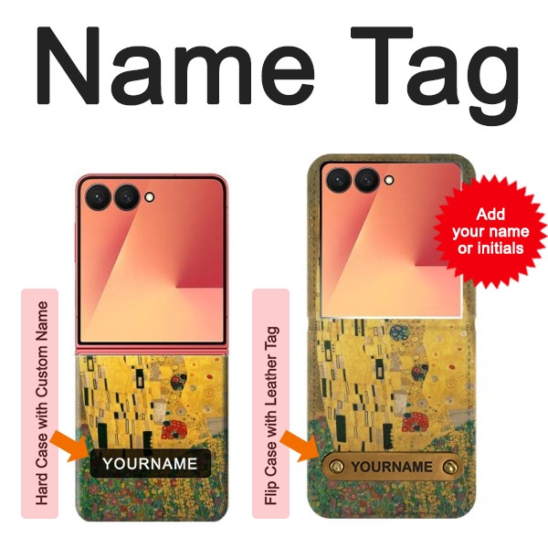 S2137 Gustav Klimt The Kiss Case For Samsung Galaxy Z Flip 7